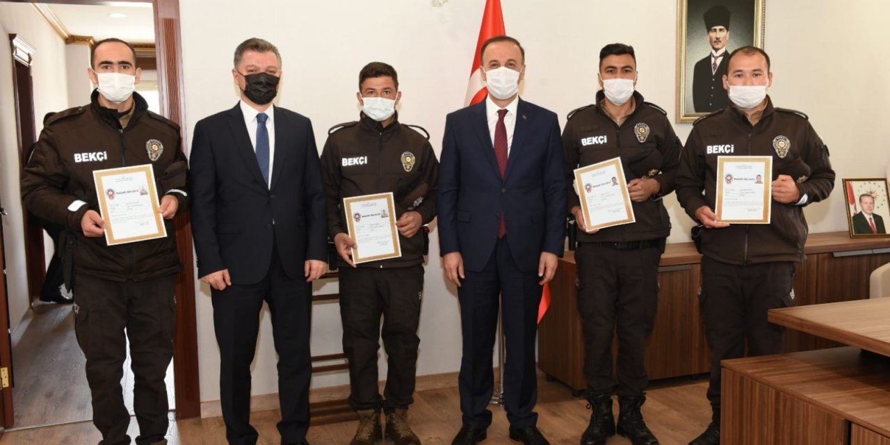 Şanlıurfa’da Dikkatli Bekçilere Ödül