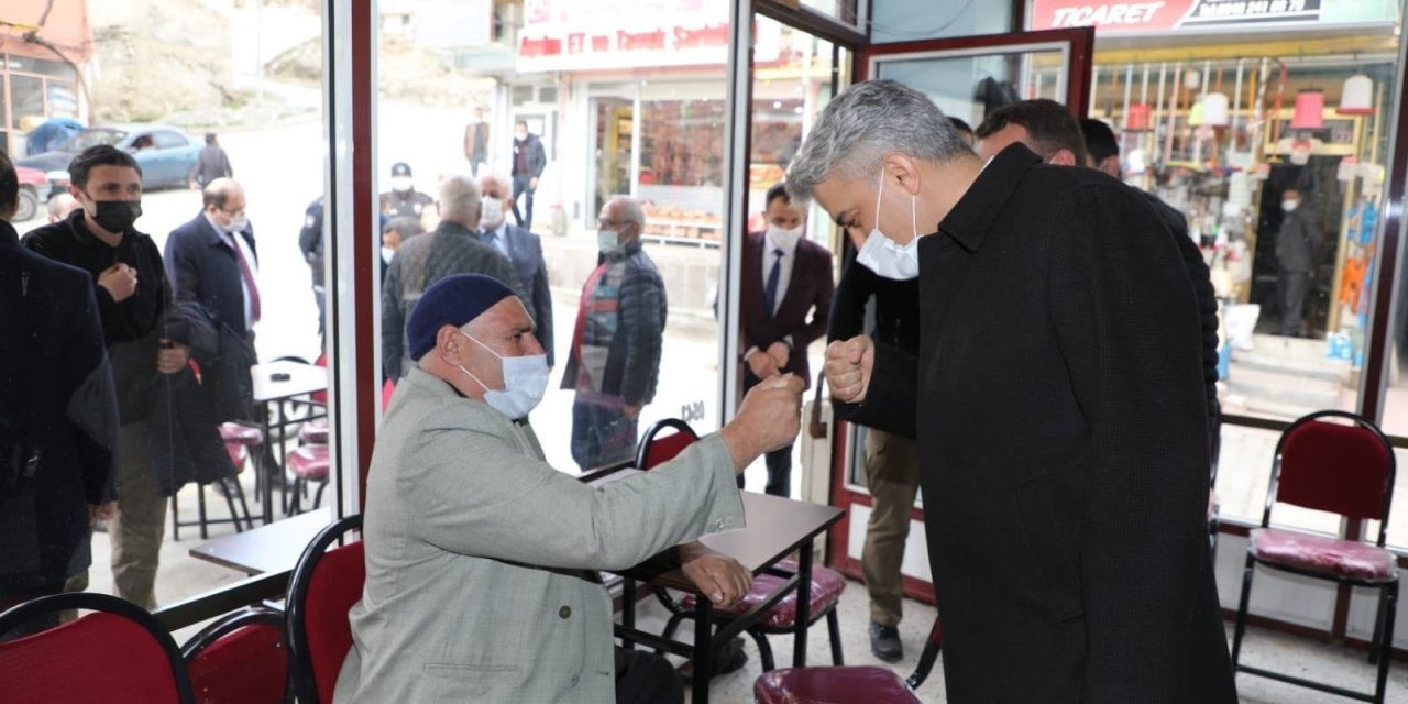 Vali Makas, Üzümlü’de İncelemelerde Bulundu