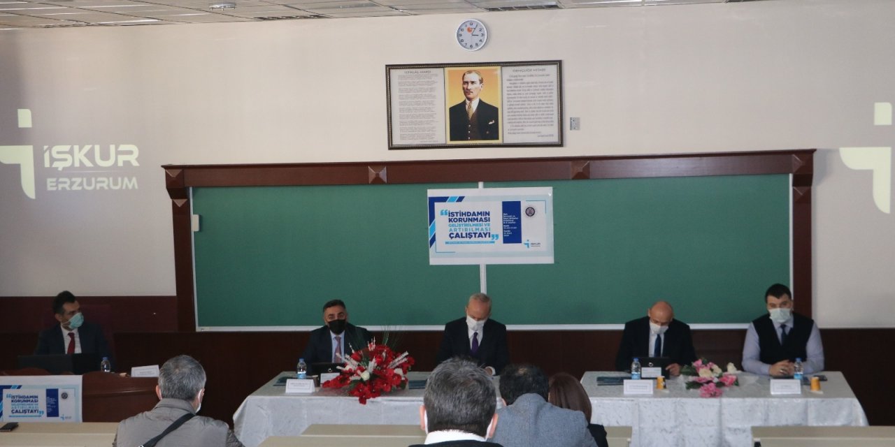 Erzurum İ̇şkur Ve Atatürk Üniversitesi Tarafından İstihdam Çalıştayı Düzenlendi