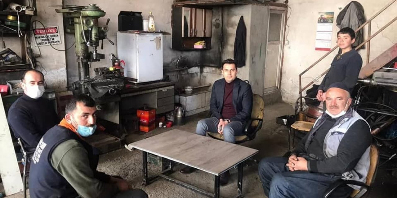 Kaymakam İ̇lidi’den Sanayi Esnafına Ziyaret