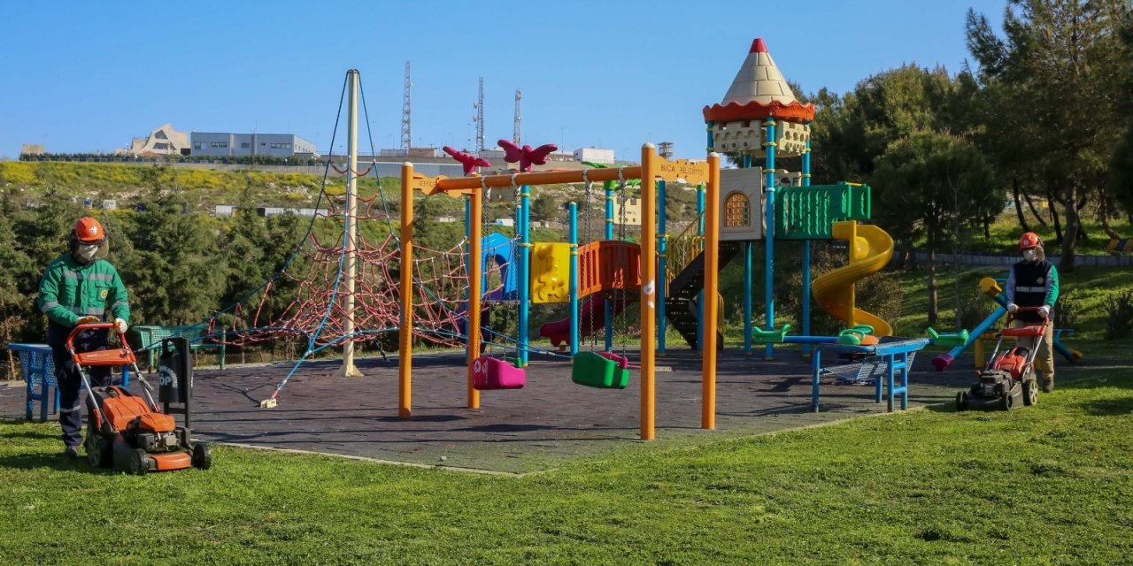 Buca’daki Parklarda Özel Çalışma