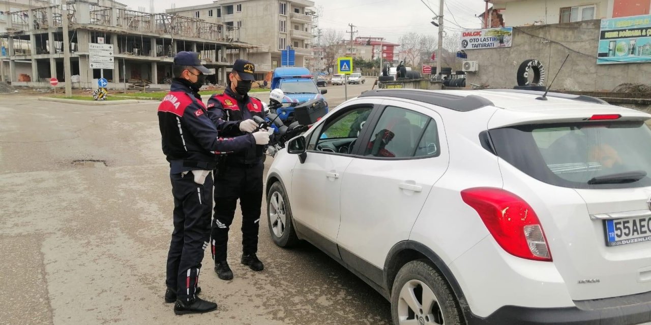 Samsun’da Jandarmadan Hes Kodu Uygulaması