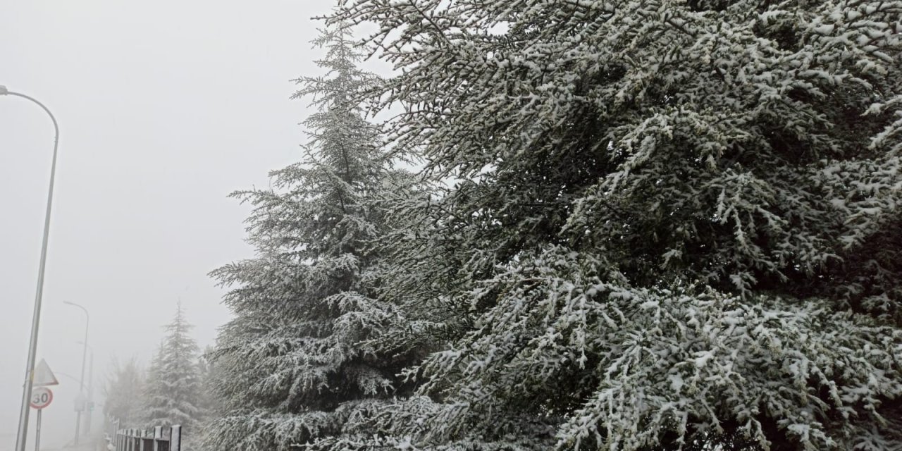 Eskişehir’de 1 Nisan Şakası Gibi Kar Yağışı