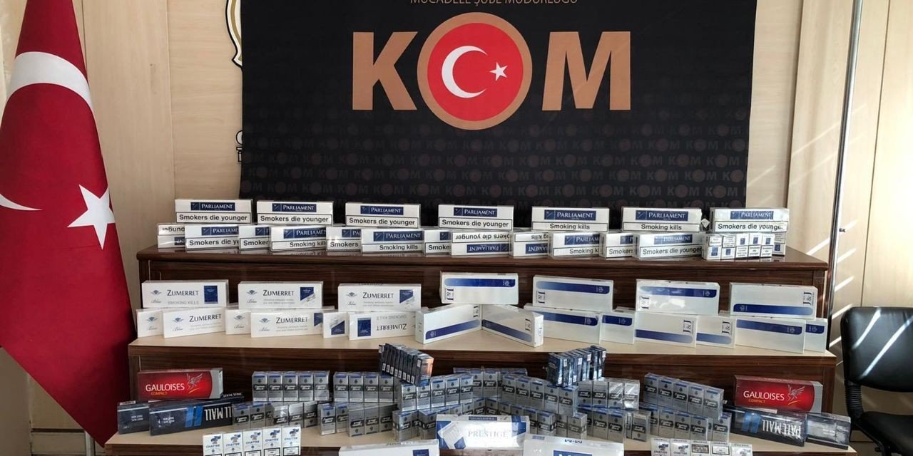 Gaziantep’te Kaçak Bin 323 Paket Kaçak Sigara Ele Geçirildi