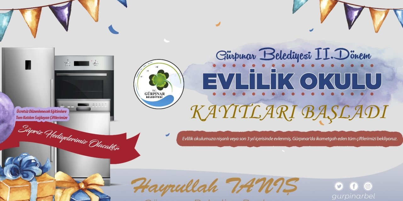 Gürpınar Belediyesi İkinci Dönem Evlilik Okulu Kayıtları Başladı