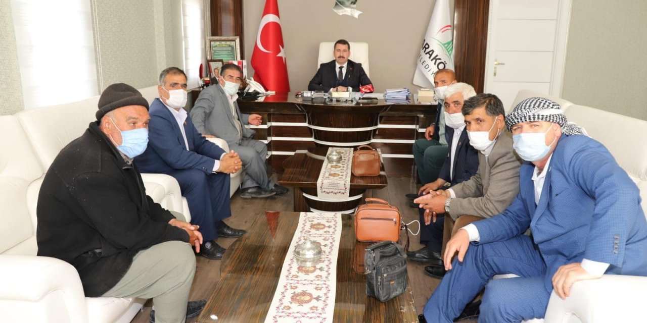 Muhtarlardan Baydilli’ye Teşekkür