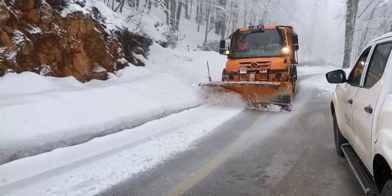 Nisan Ayında Kartepe’de Kar Sürprizi
