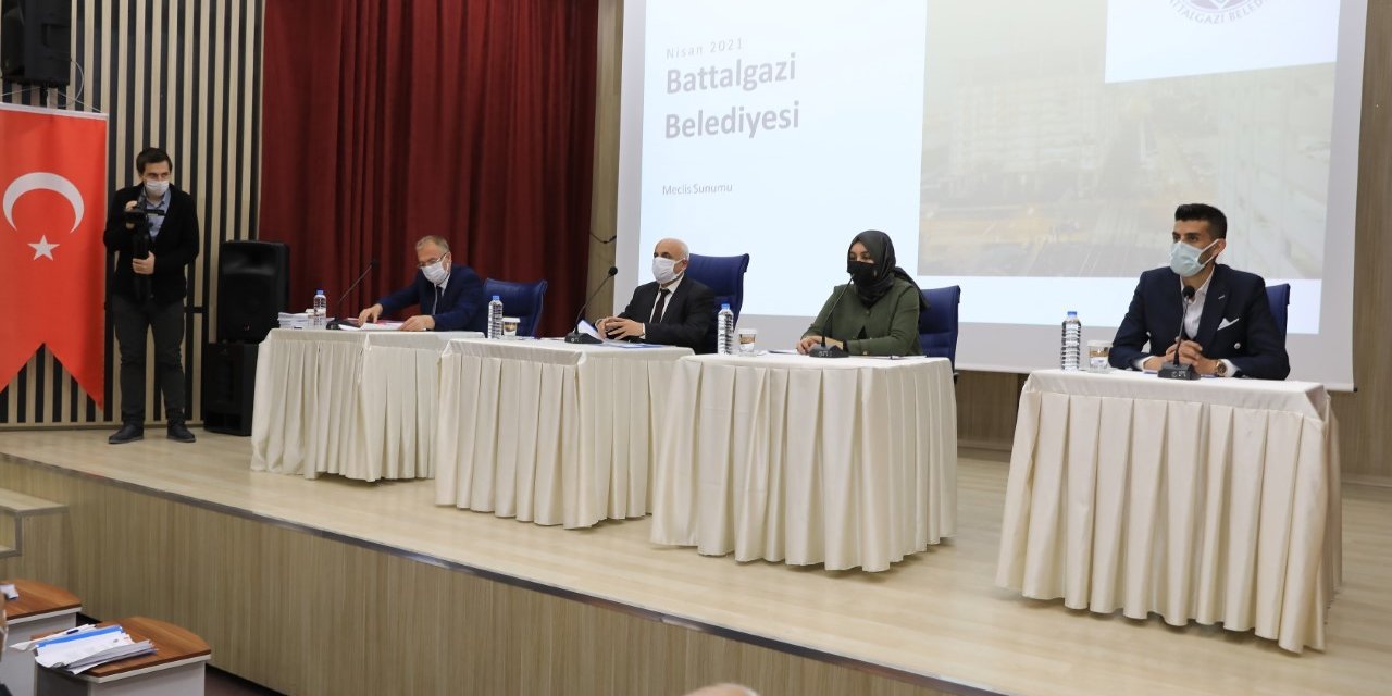 Battalgazi Meclisi Nisan Ayı Olağan Toplantısı Tamamlandı
