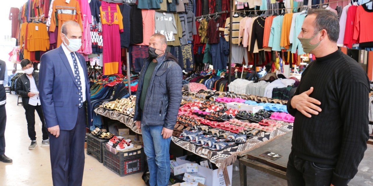 Yalçınkaya, Pazar Esnafıyla Bir Araya Geldi
