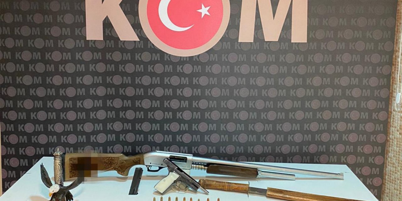 Ruhsatsız Tabanca Ve Tüfek Bulunduran Şüpheli Gözaltında