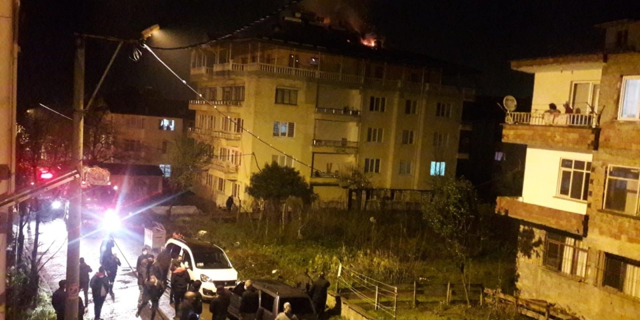 Giresun’da Korkutan Yangın
