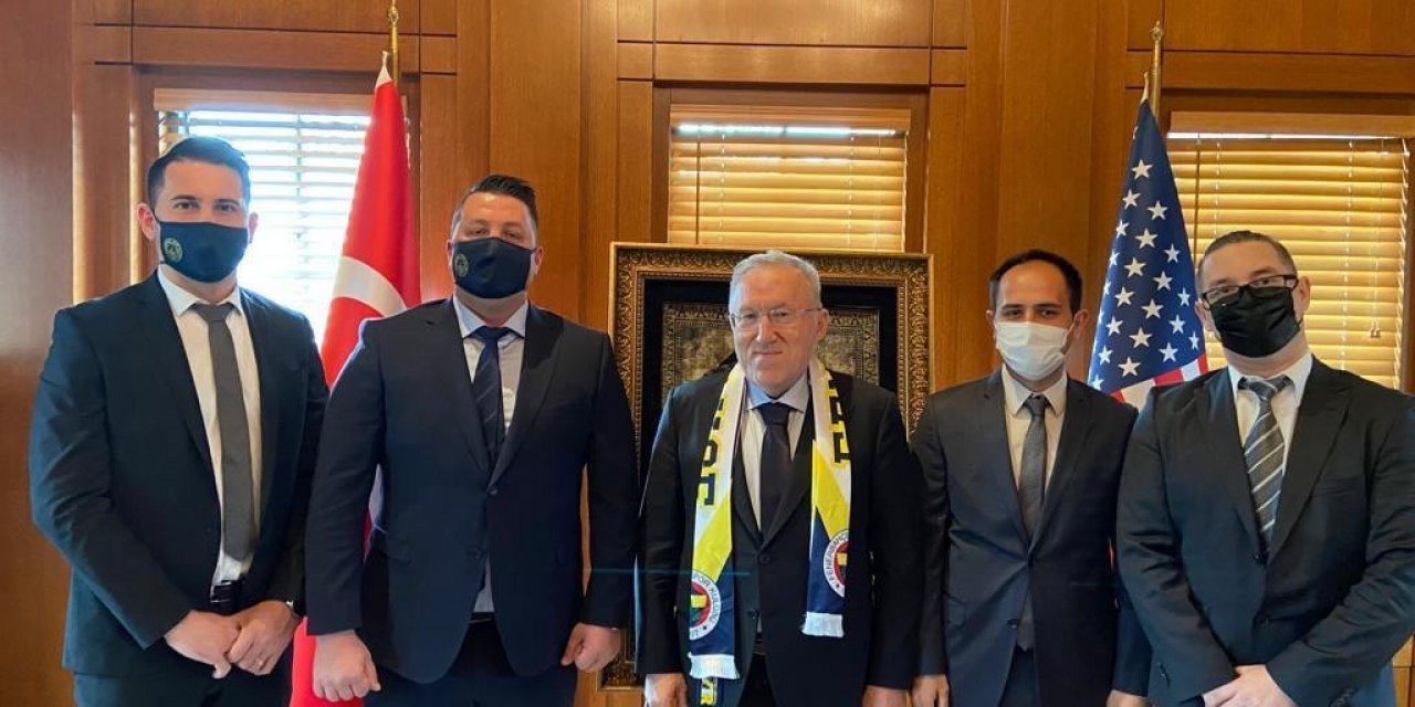 Fenerbahçe Dc Başkanı Erhan Türk’ten, Büyükelçi H.murat Mercan’a Ziyaret