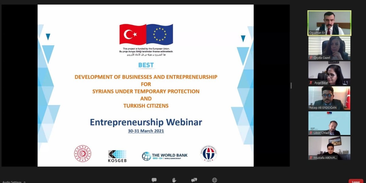 Girişimcilik Online Konferansının İlk Oturumu Gerçekleşti