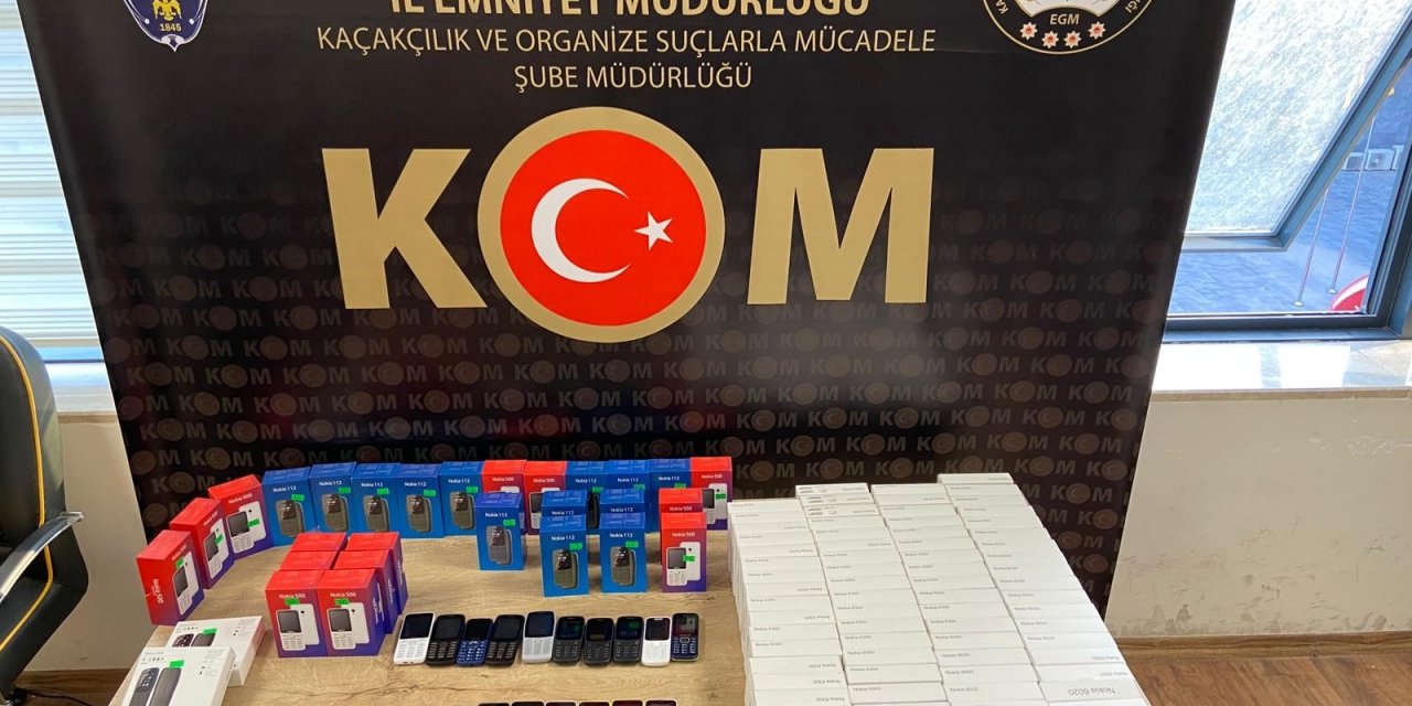 Kahramanmaraş’ta Kaçak Cep Telefonu Operasyonu