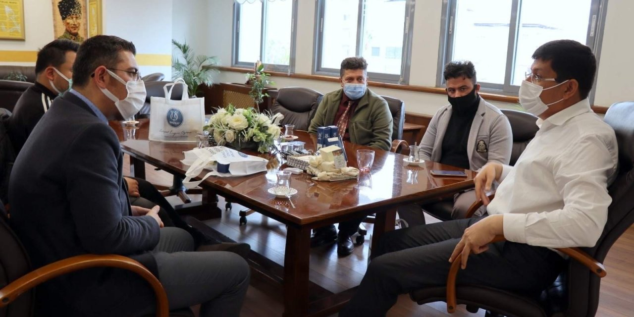 Gazeteciler Cemiyeti, Başkan Özcan’ı Ziyaret Etti