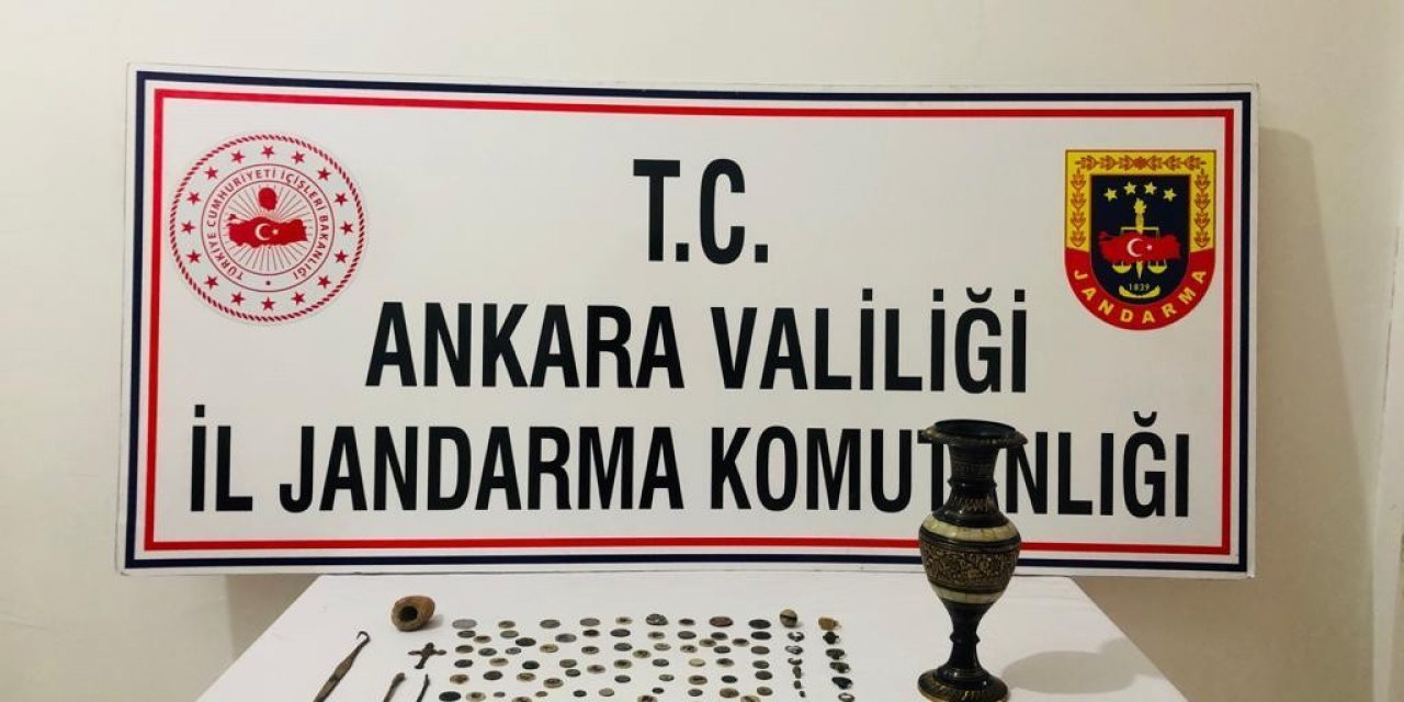 Tarihi Eser Kaçakçısına Ankara Jandarmasından Darbe