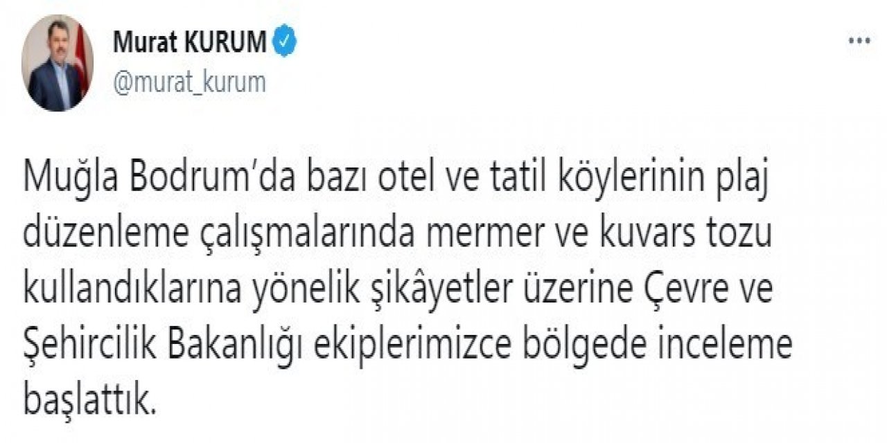 Bakan Kurum: "çevre Kirliliğine Neden Olduğunu Tespit Ettiğimiz 2 İşletmeye 575 Bin 263 Tl Ceza Uyguladık"