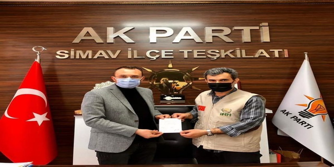 Ak Parti İ̇lçe Teşkilatı’ndan ’mazluma Çatı Ol’ Kampanyasına Destek