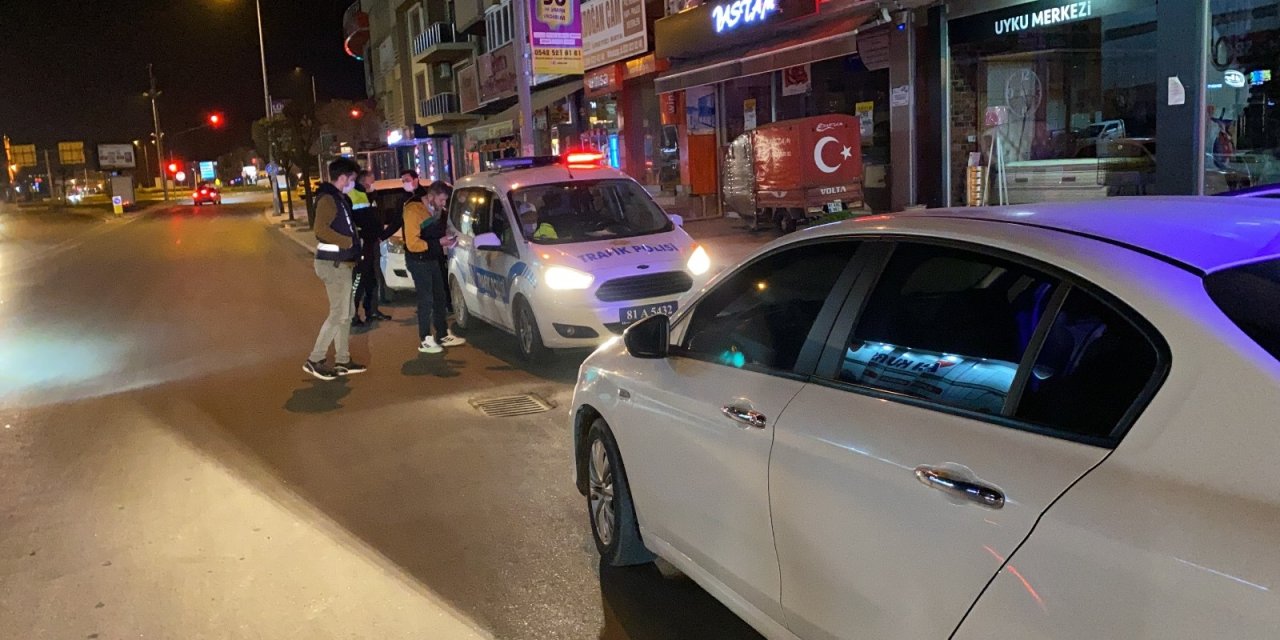 Ehliyetsiz Sürücü Gece Kartallarından Kaçamadı
