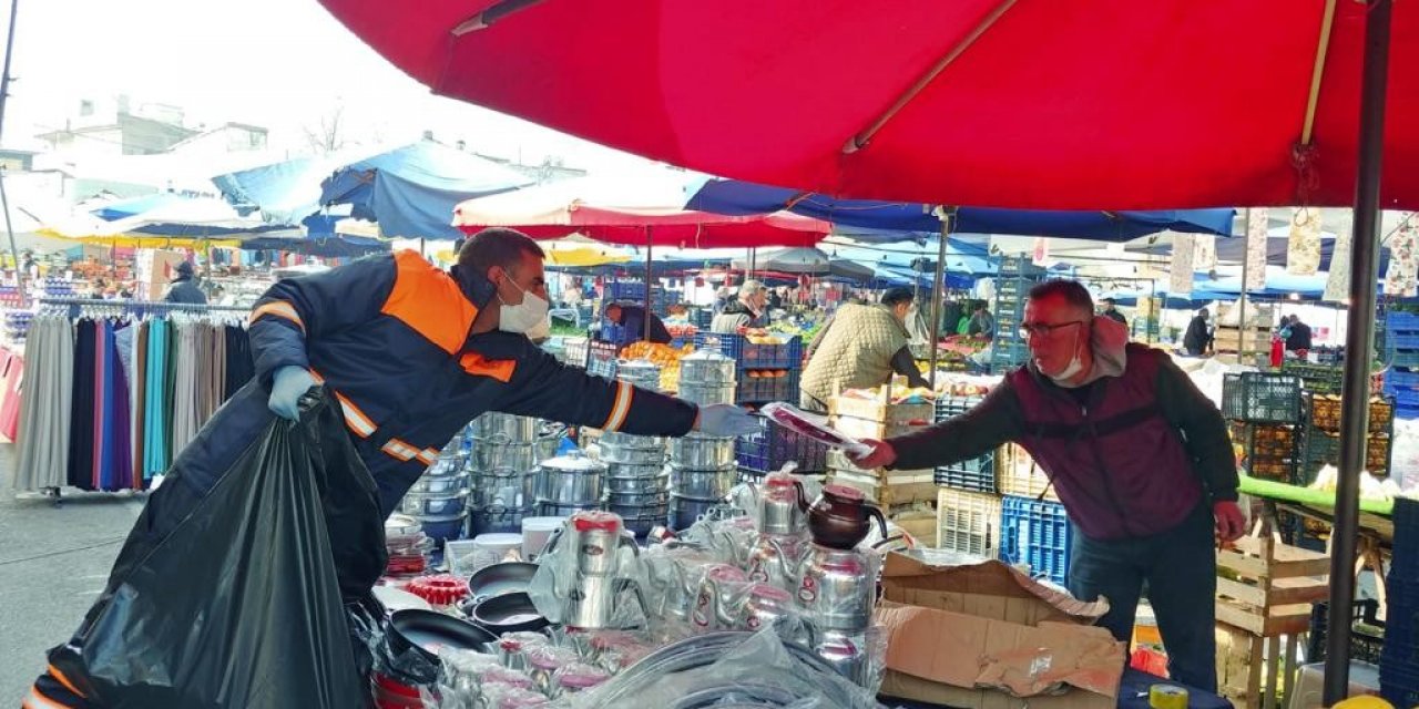 Pazarcılara 3 Bin Siperlik