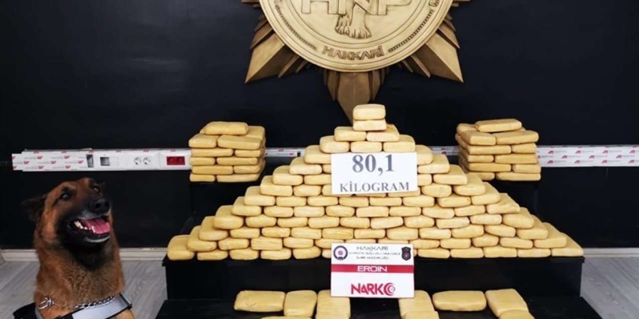 Elma Kasalarında 80 Kilo Eroin Ele Geçirildi