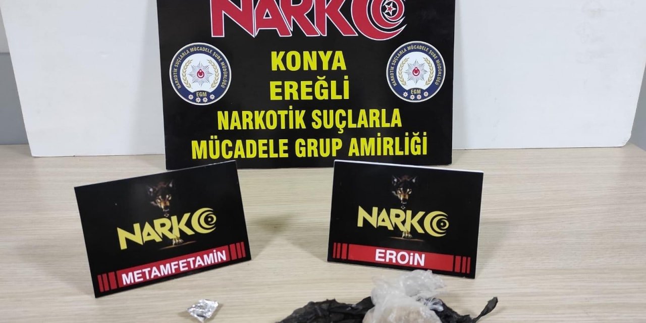 Konya’da Uyuşturucu Operasyonu: 2 Gözaltı