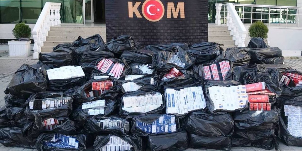 Şanlıurfa’da 43 Bin 500 Paket Kaçak Sigara Ele Geçirildi