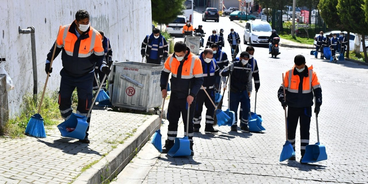 Büyükşehirden Kısıtlamada Temizlik Harekâtı