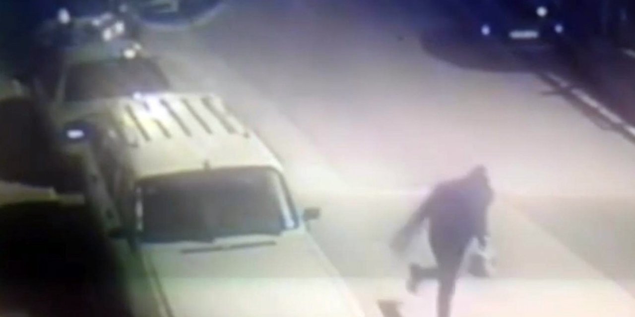 Motosiklette Bulunan Yemeği Çaldı