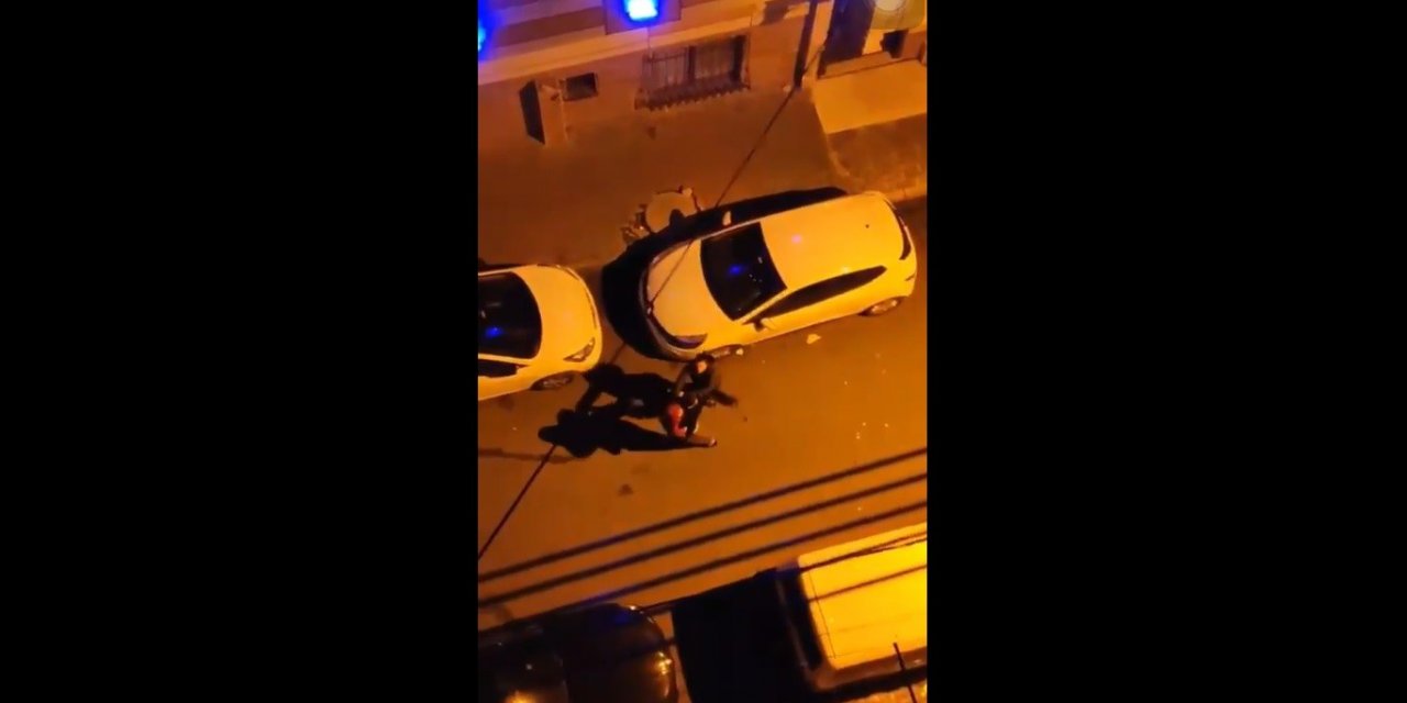 Küçükçekmece’de Sokak Ortasında Kadına Şiddet