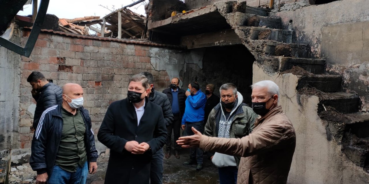 Saruhanlı Belediyesi Yangın Bölgesinde