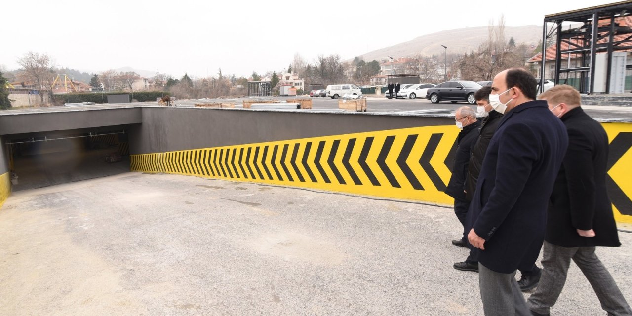 Meram Yer Altı Katlı Otoparkında Sona Gelindi