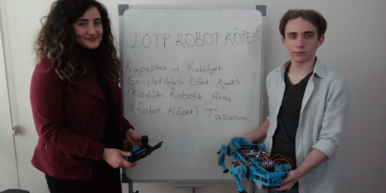 Lise Öğrencisi Geliştirdiği Robot Köpek İle Tübi̇tak Yarışmasında Türkiye Finalisti Oldu