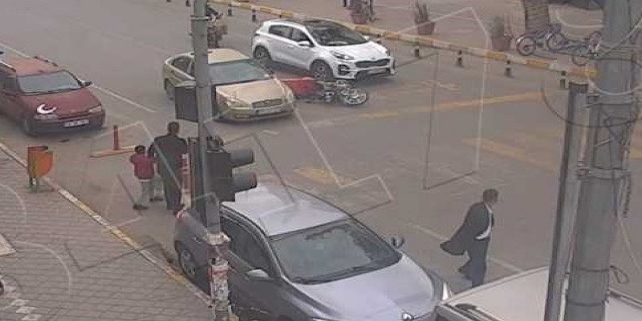 Iğdır’da Motorlu Kurye Ölümden Döndü