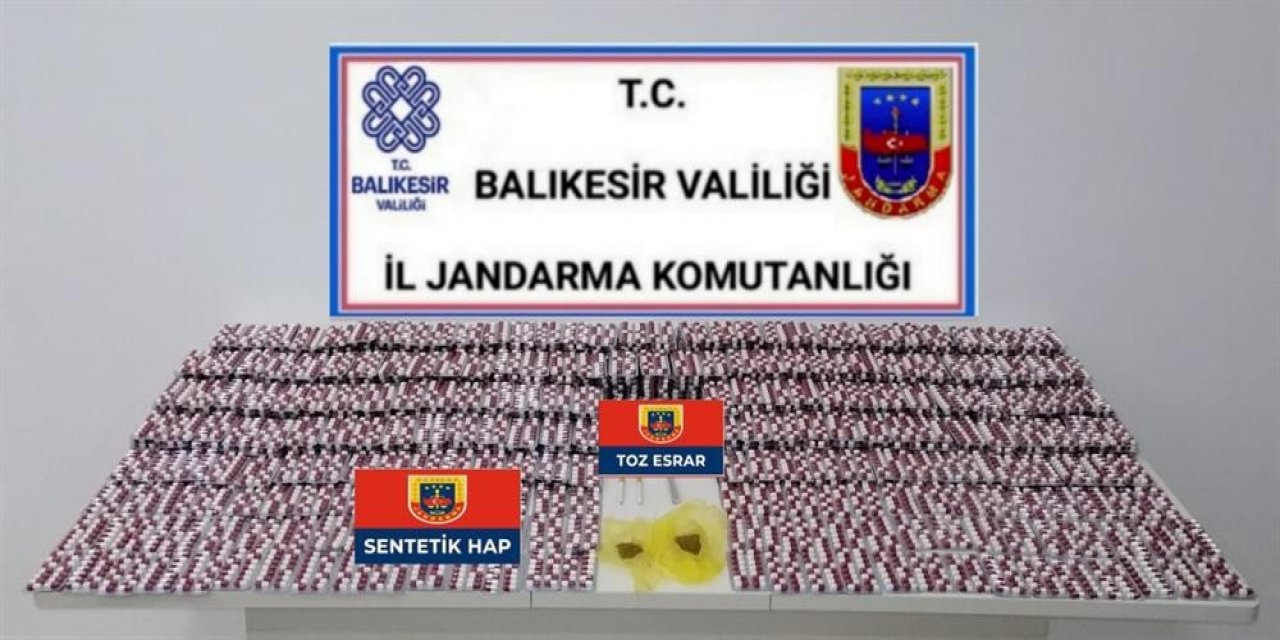 Balıkesir’de Jandarmadan 6 Şüpheliye Uyuşturucu Operasyonu