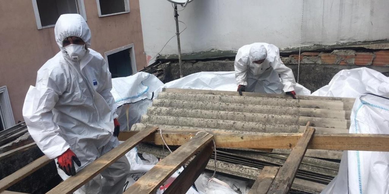 Kağıthane’de Asbeste Geçit Yok