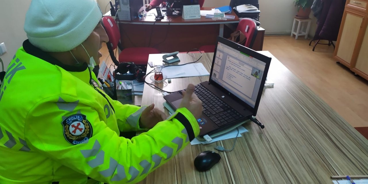 Bilecik’te Çocuklara Online Trafik Eğitimi Verildi