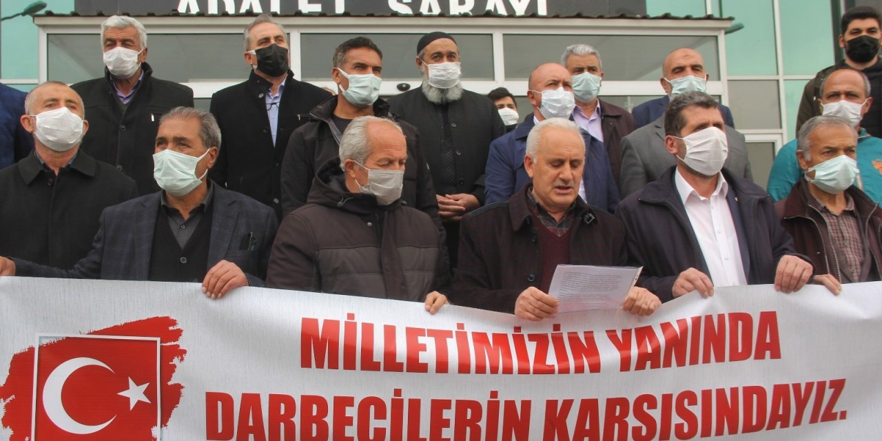 Erzincan’da Stk’lardan Emekli Amirallerin Bildirisine Ortak Tepki