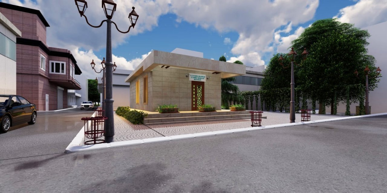 Eyyübiye‘de Muhtar Evi Yapım Çalışmaları Sürüyor