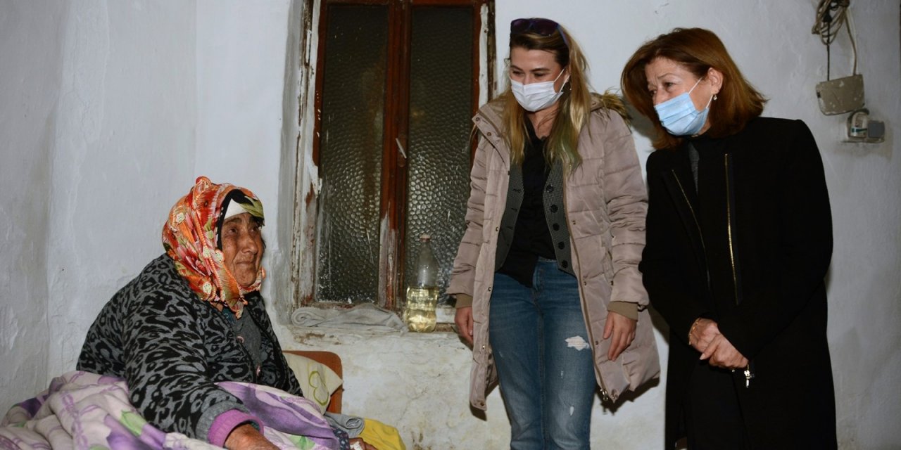 Evi Yanan Yürekli Ailesine Menteşe Belediyesinden Yardım