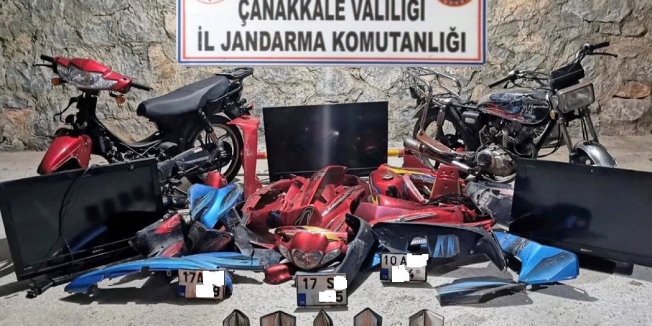 Çanakkale’de Motosiklet Hırsızlığı: 2 Gözaltı