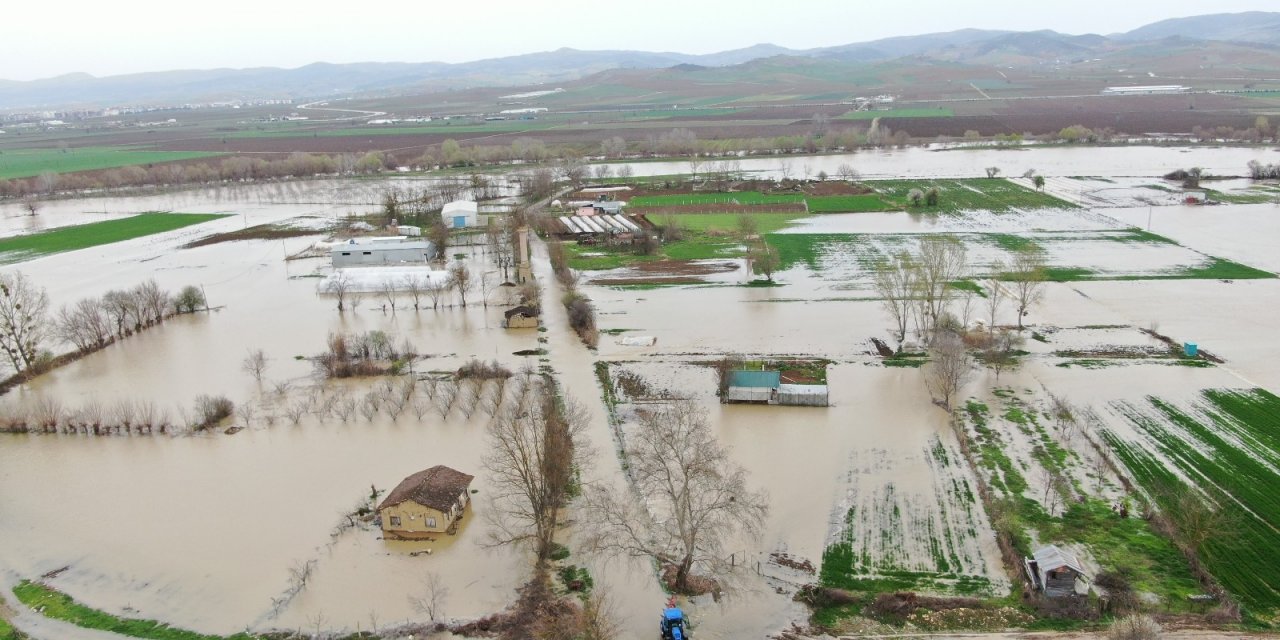 Bursa’da 35 Bin Dönüm Arazi Sular Altında