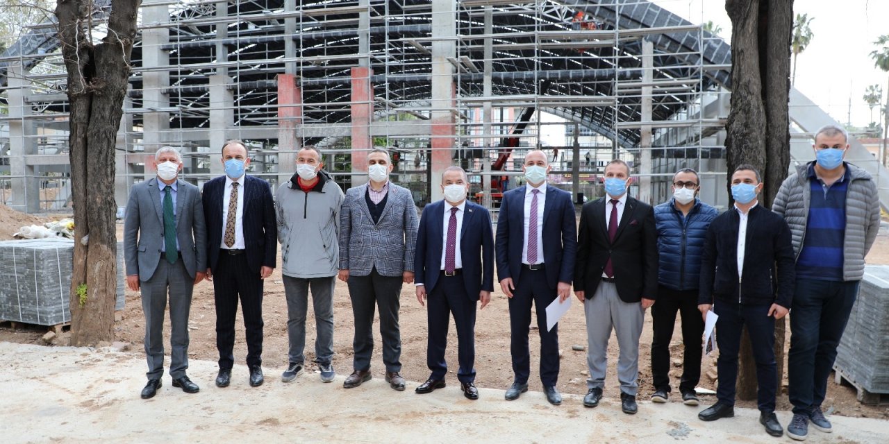 Başkan Böcek Karaalioğlu Kent Yaşam Parkı Projesi’ni İnceledi