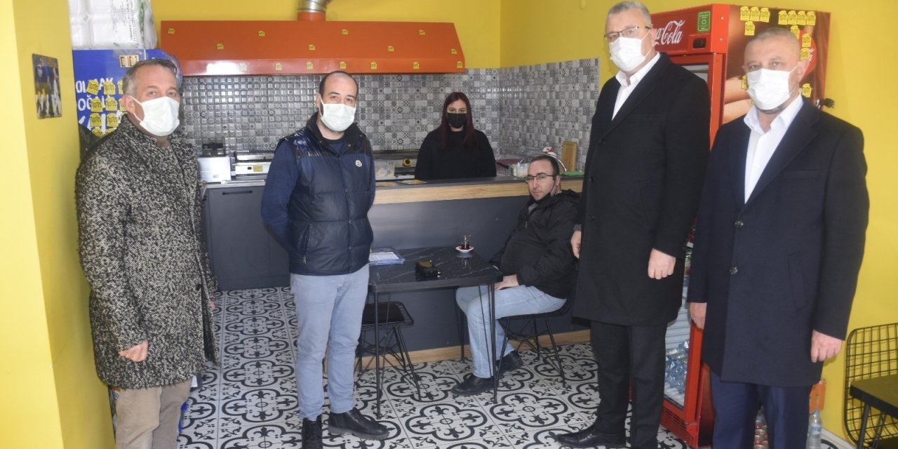 Başkan Özkan’dan Esnaf Ziyareti