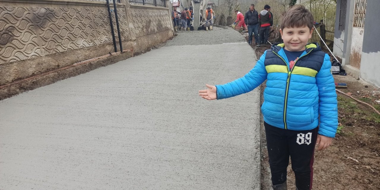 Fatsa Belediyesi Son Bir Ayda 6 Km Beton Yol Yaptı