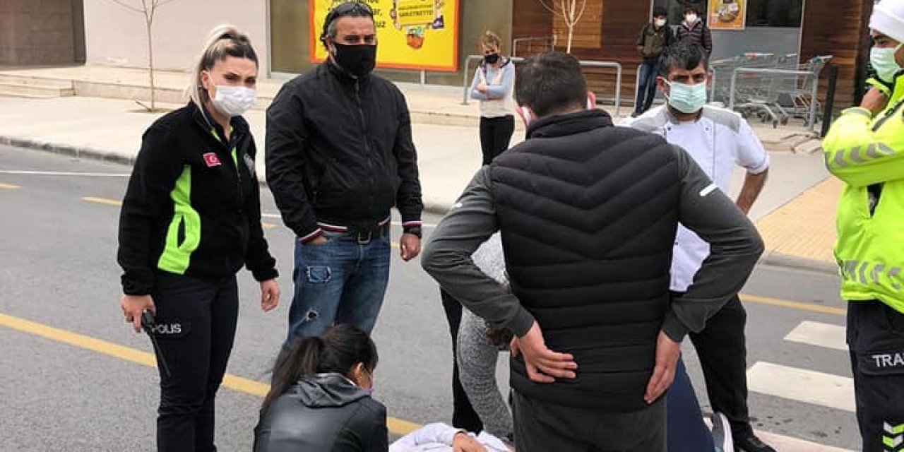 Yol Vermek İstedi, Kaza Yaptı