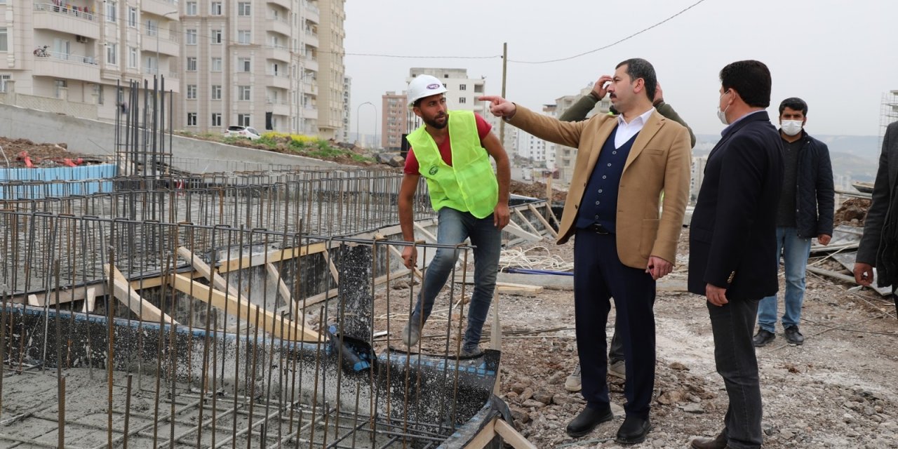 Baydilli Havuz İnşaatını İnceledi