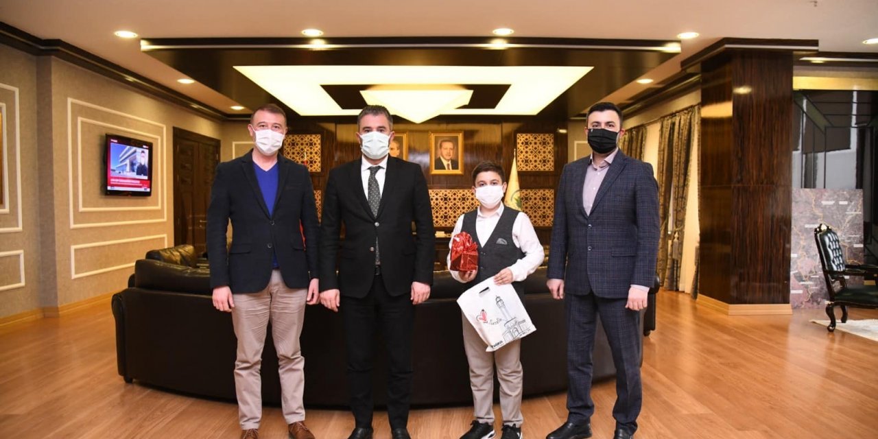 Türkiye Üçüncüsü Başkan Çetin’in Misafiri Oldu