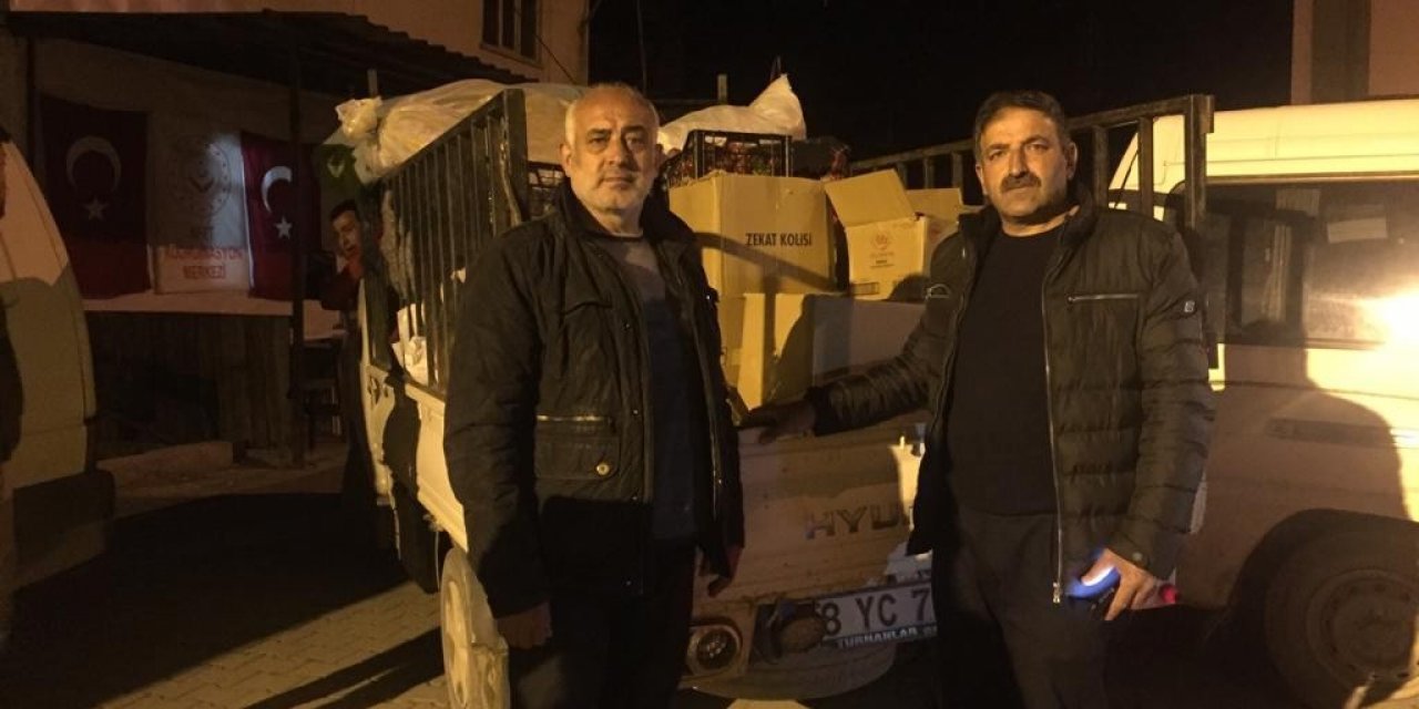 52 Evin Yandığı Dereiçi’nden Aynı Kaderi Paylaşan Köye Yardım