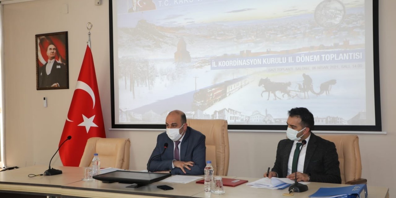 Kars’ta İ̇l Koordinasyon Kurulu Toplantısı Yapıldı